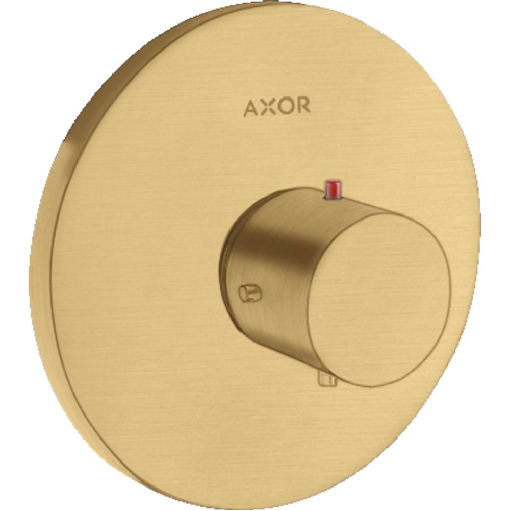 Axor - AXOR Starck Thermostatic Trim in Brushed Gold Optic - Brushed Gold Optic