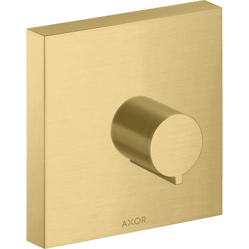Axor - AXOR ShowerSolutions Volume Control Trim 5'' x 5'' in Brushed Gold Optic - Brushed Gold Optic