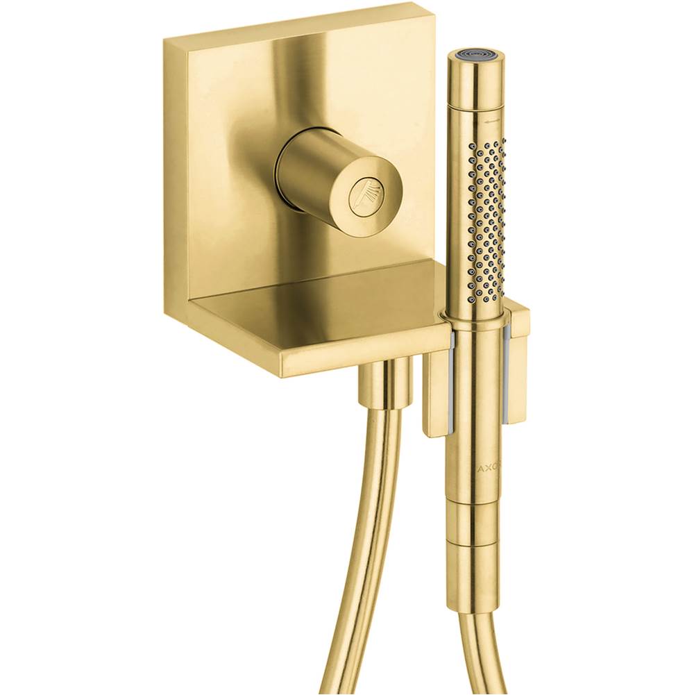 Axor - AXOR ShowerSolutions Handshower Module Trim 5'' x 5'', 1.75 GPM in Brushed Gold Optic - Brushed Gold Optic