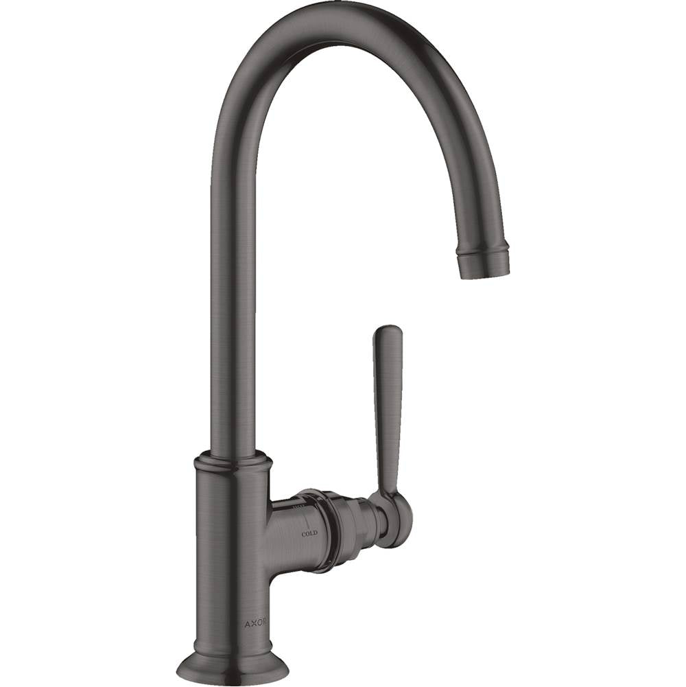 Axor - AXOR Montreux Single-Hole Faucet 210, 1.2 GPM in Brushed Black Chrome - Brushed Black Chrome
