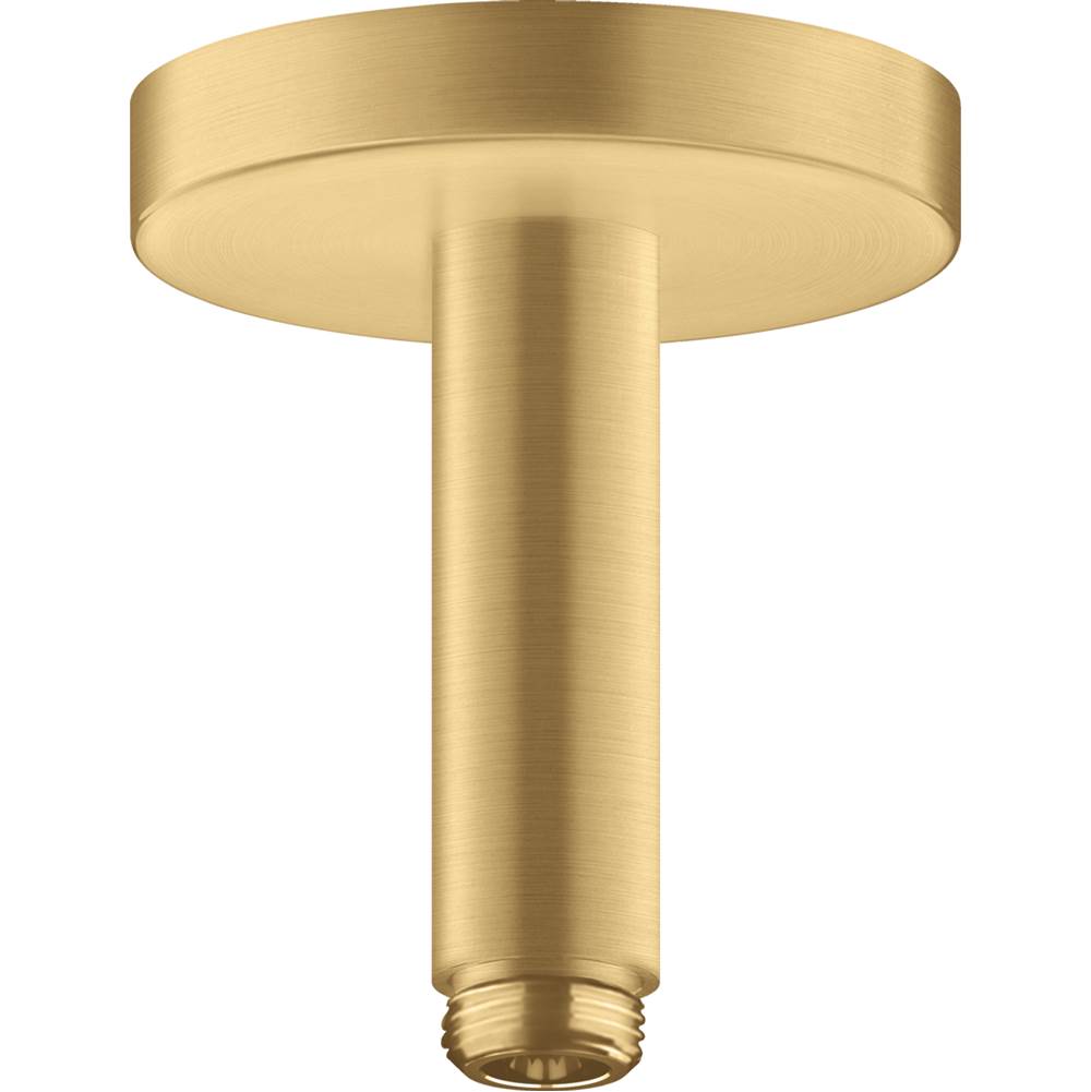 Axor - AXOR ShowerSolutions Extension Pipe for Ceiling Mount, 4'' in Brushed Gold Optic - Brushed Gold Optic