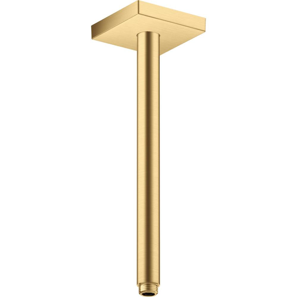 Axor - AXOR ShowerSolutions Extension Pipe for Ceiling Mount Square, 12'' in Brushed Gold Optic - Brushed Gold Optic