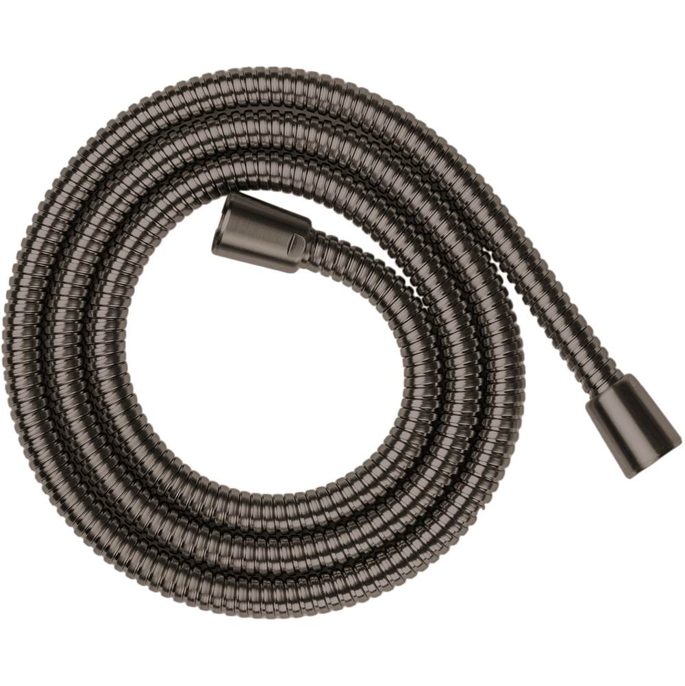 Axor - AXOR ShowerSolutions Metal Handshower Hose, 63'' in Brushed Black Chrome - Brushed Black Chrome