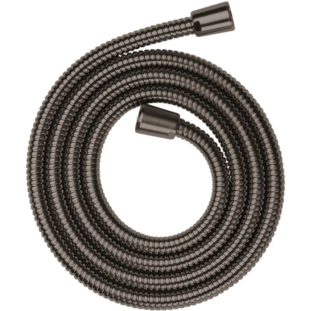 Axor - AXOR ShowerSolutions Metal Handshower Hose, 80'' in Brushed Black Chrome - Brushed Black Chrome