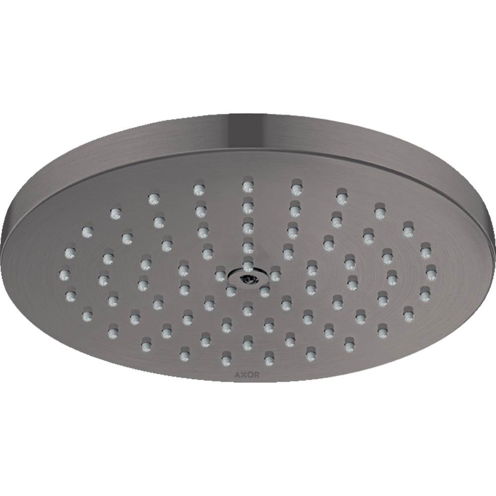 Axor - AXOR ShowerSolutions Showerhead 180 1-Jet Powder Rain, 1.75 GPM in Brushed Black Chrome - Brushed Black Chrome