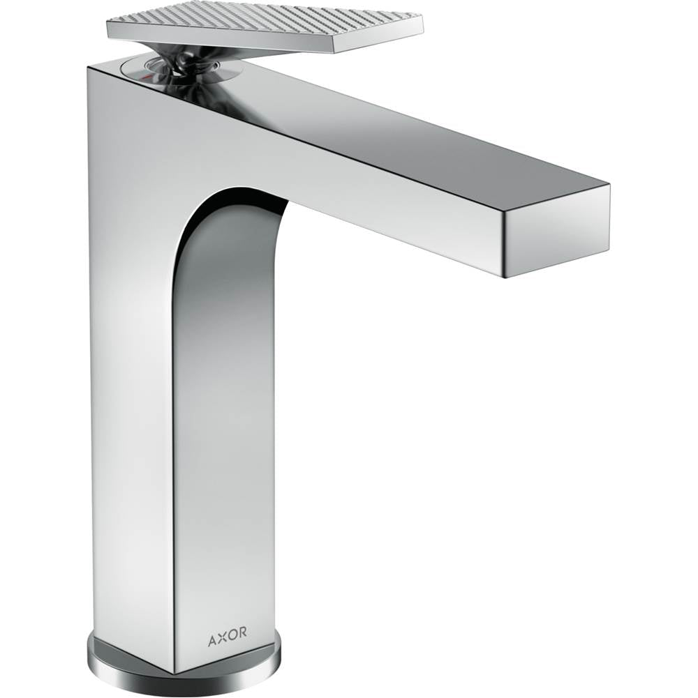 Axor - AXOR Citterio Single-Hole Faucet 160 with Pop-Up Drain- Rhombic Cut, 1.2 GPM in Chrome - Chrome