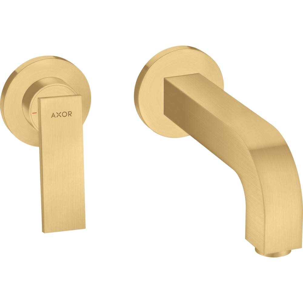 Axor - AXOR Citterio Wall-Mounted Single-Handle Faucet Trim, 1.2 GPM in Brushed Gold Optic - Brushed Gold Optic