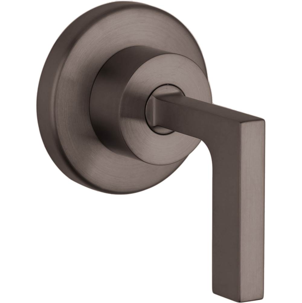Axor - AXOR Citterio Volume Control Trim with Lever Handle in Brushed Black Chrome - Brushed Black Chrome
