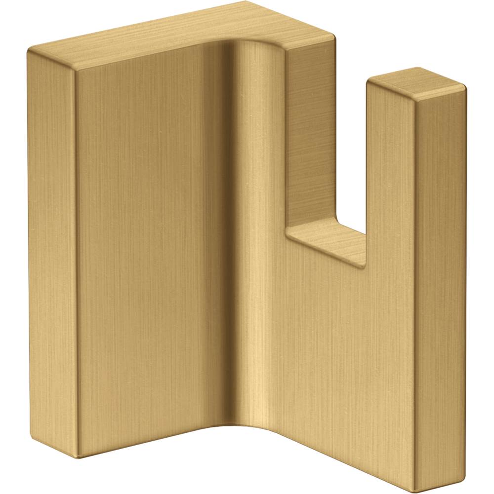 Axor - AXOR Universal Rectangular Towel Hook in Brushed Gold Optic - Brushed Gold Optic