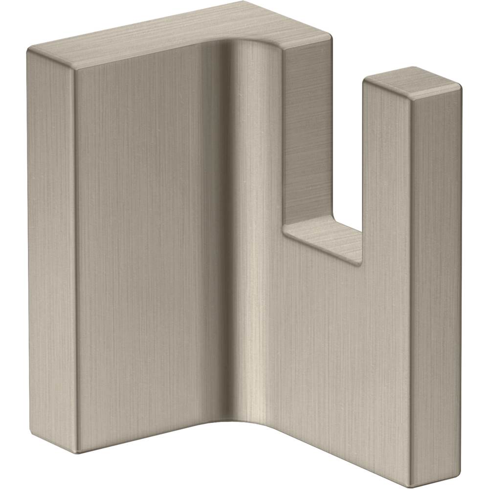 Axor - AXOR Universal Rectangular Towel Hook in Brushed Nickel - Brushed Nickel