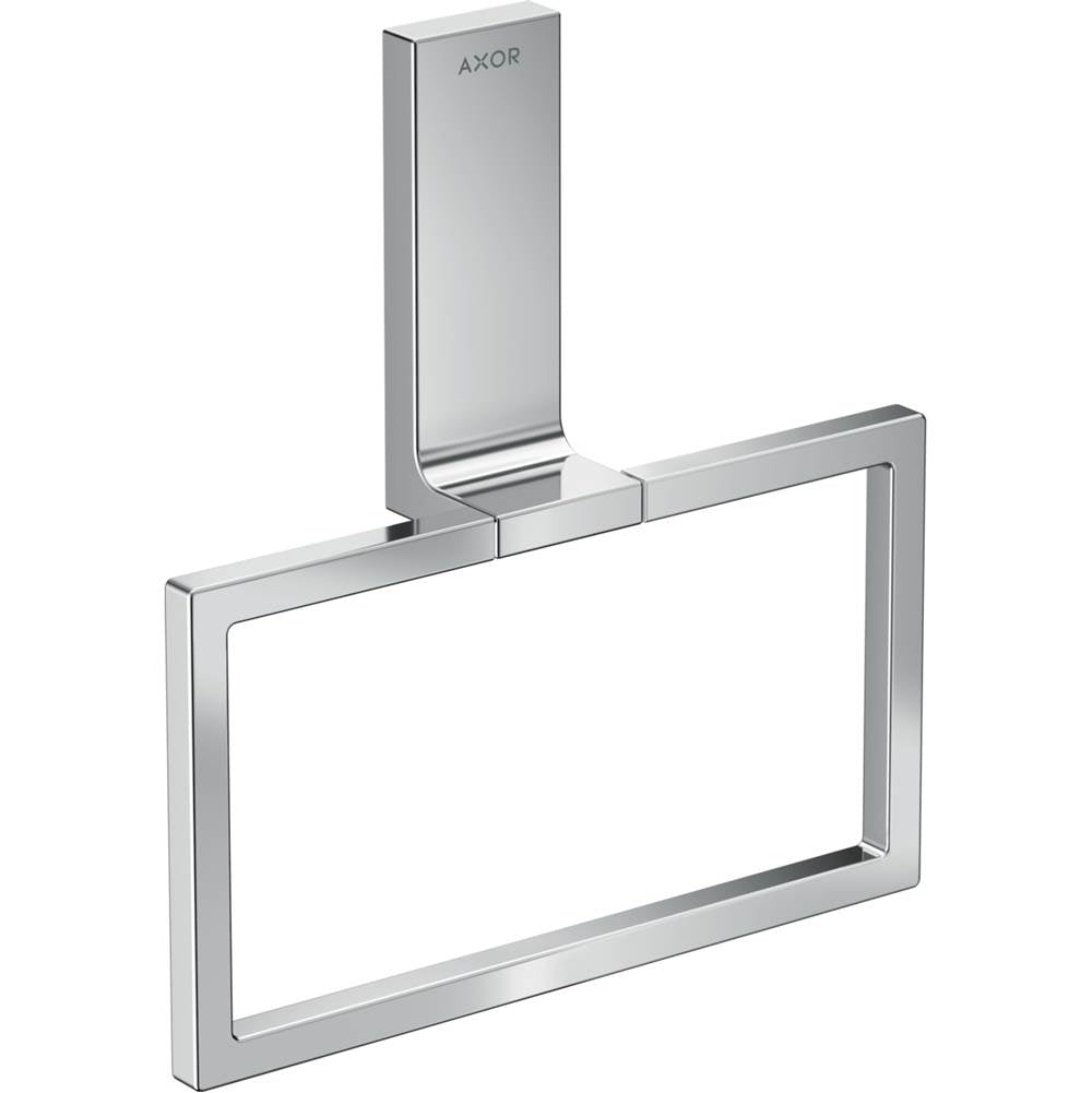 Axor - AXOR Universal Rectangular Towel Ring in Chrome - Chrome