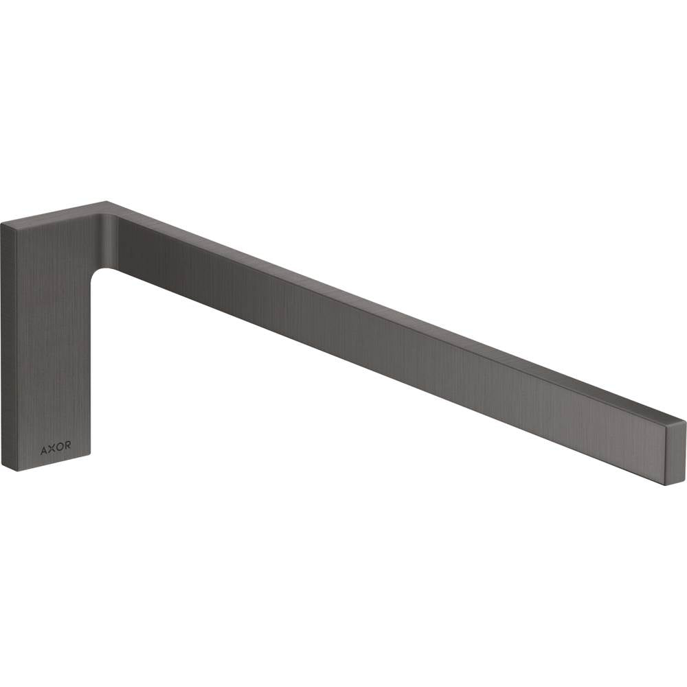 Axor - AXOR Universal Rectangular Towel Holder in Brushed Black Chrome - Brushed Black Chrome