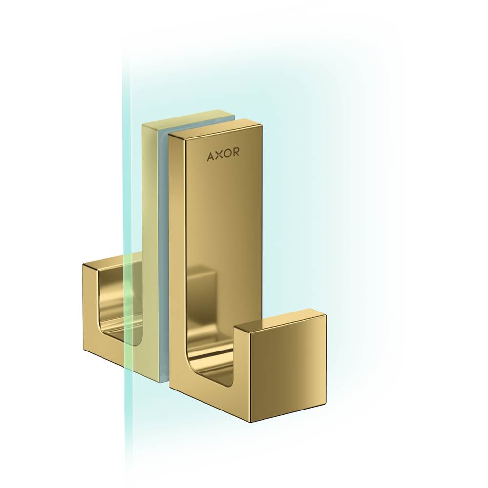 Axor - AXOR Universal Rectangular Shower Door Handle in Polished Gold Optic - Polished Gold Optic