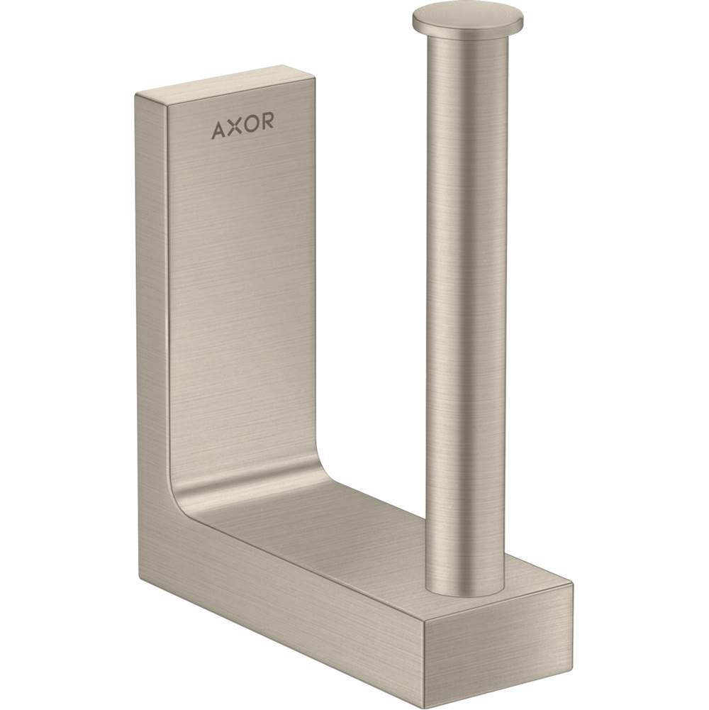 Axor - AXOR Universal Rectangular Spare Roll Holder in Brushed Nickel - Brushed Nickel
