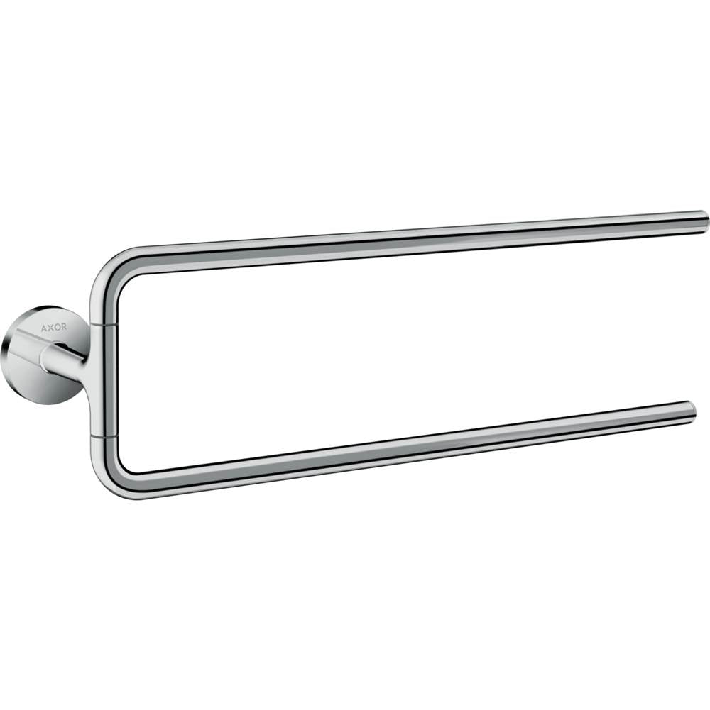 Axor - AXOR Universal Circular Double Towel Bar, 20'' in Chrome - Chrome