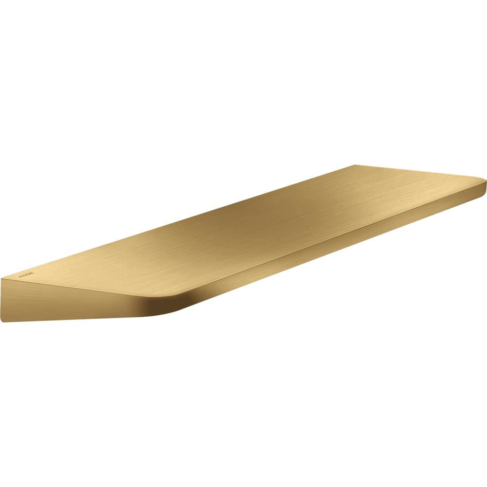 Axor - AXOR Universal Circular Shelf, 16'' in Brushed Gold Optic - Brushed Gold Optic