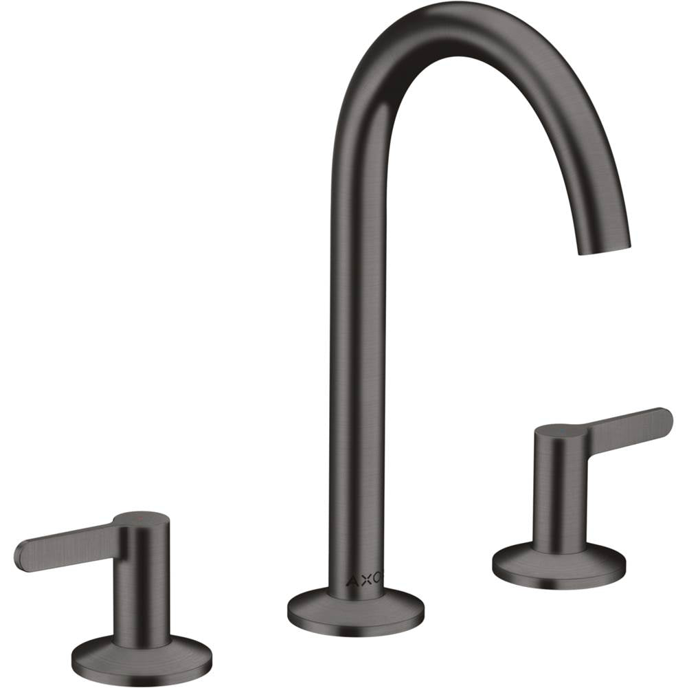 Axor - AXOR ONE Widespread Faucet 170, 1.2 GPM in Brushed Black Chrome - Brushed Black Chrome