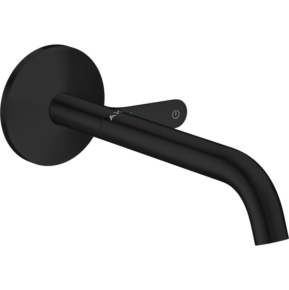 Axor - AXOR ONE Wall-Mounted Single-Handle Faucet Select, 1.2 GPM in Matte Black - Matte Black