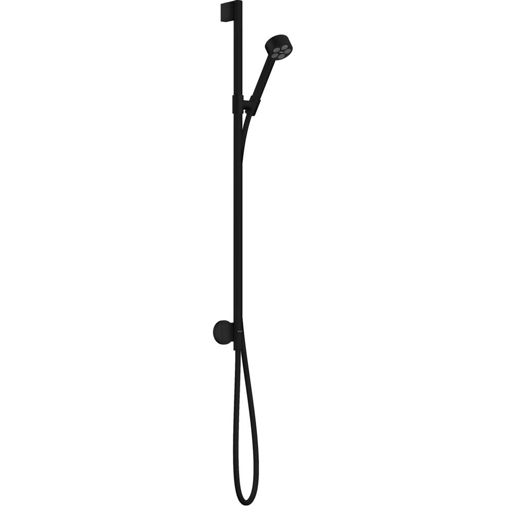 Axor - AXOR ONE Wallbar Set 75 1-Jet with Wall Outlet, 2.5 GPM in Matte Black - Matte Black
