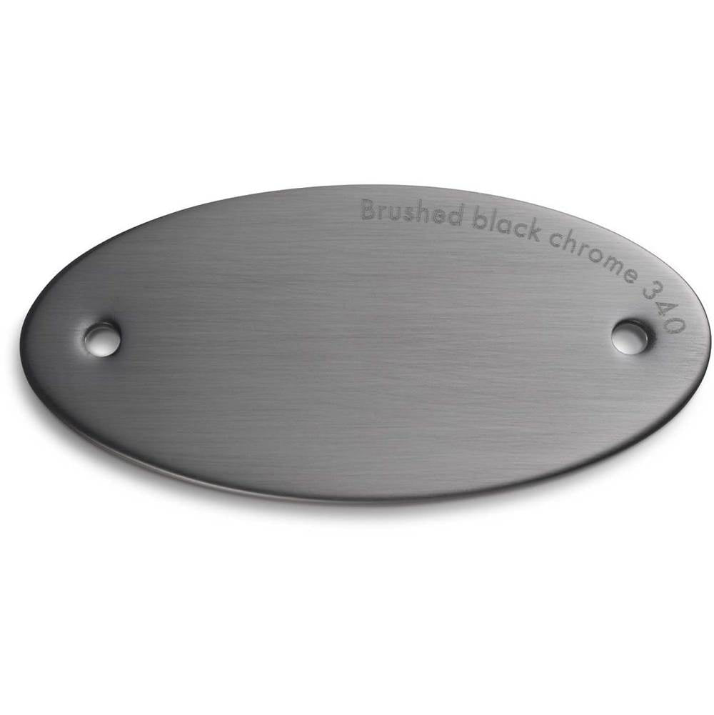 Axor - Finish Sample Chip in Brushed Black Chrome - Brushed Black Chrome