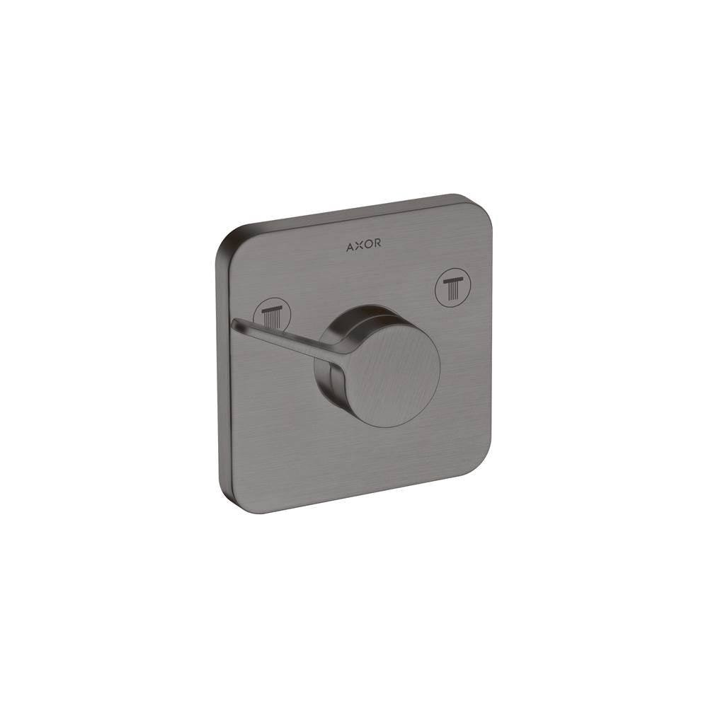 Axor - AXOR ONE Showerhead Diverter Trim in Brushed Black Chrome - Brushed Black Chrome