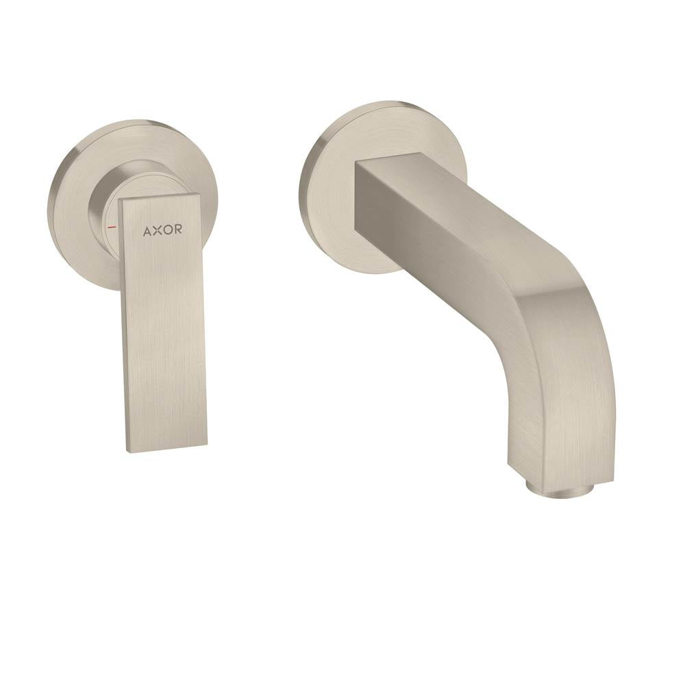 Axor - AXOR Citterio Wall-Mounted Single-Handle Faucet Trim, 1.2 GPM in Brushed Nickel - Brushed Nickel