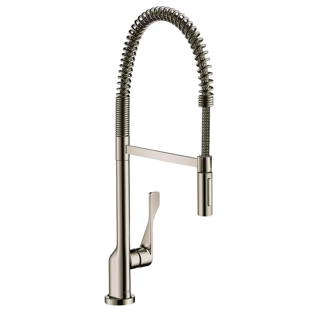 Axor - AXOR Citterio Semi-Pro Kitchen Faucet 2-Spray, 1.75 GPM in Polished Nickel - Polished Nickel
