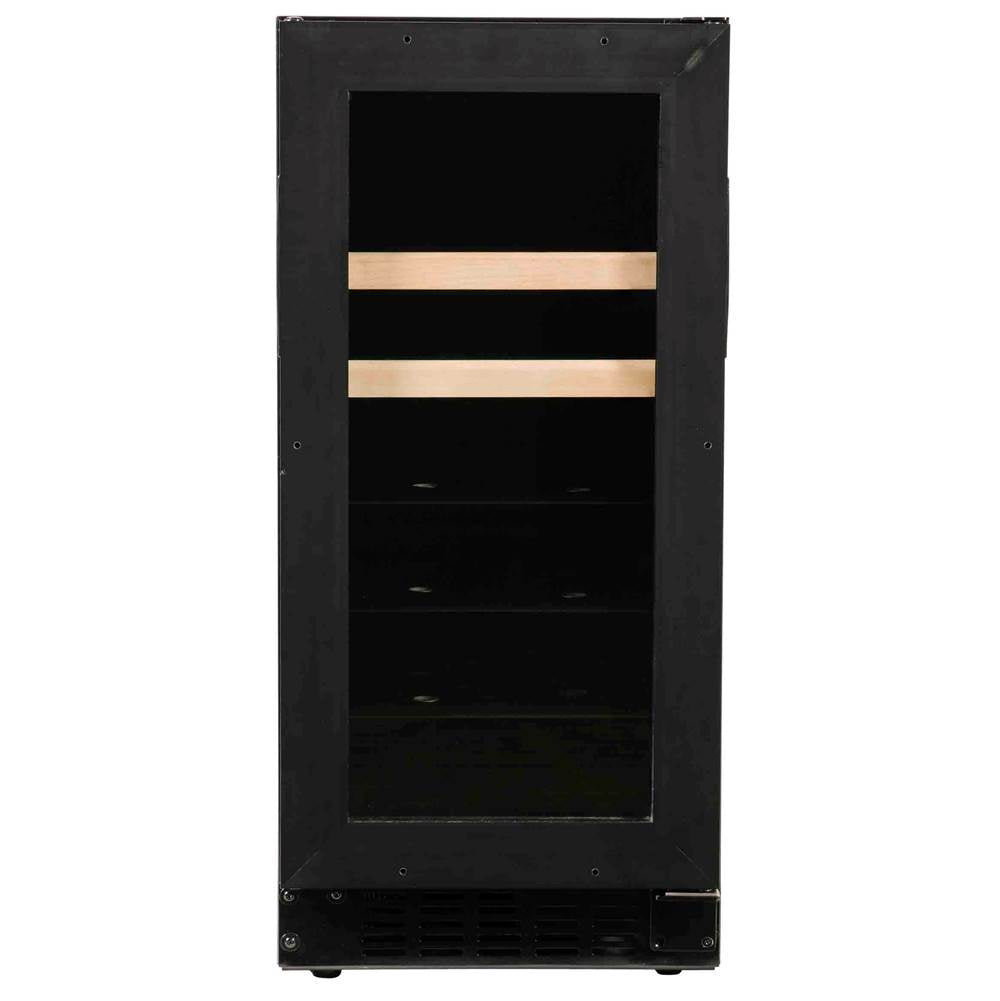 Azure - 15'' Beverage Center with Overlay Trim Glass Door