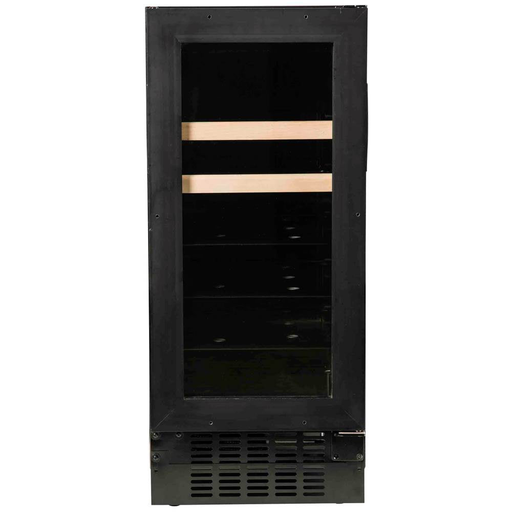 15'' Beverage Center with Overlay Trim Glass Door