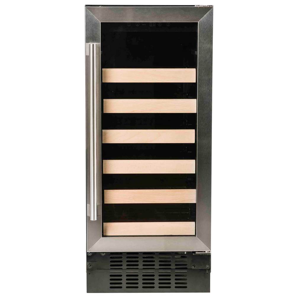 15'' Wine Center with Stainless Trim Glass Door