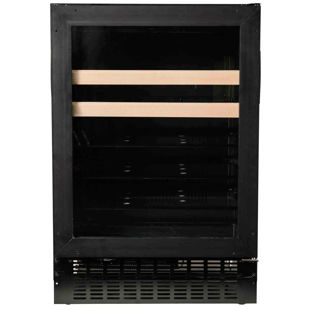 24'' Beverage Center with Overlay Trim Glass Door