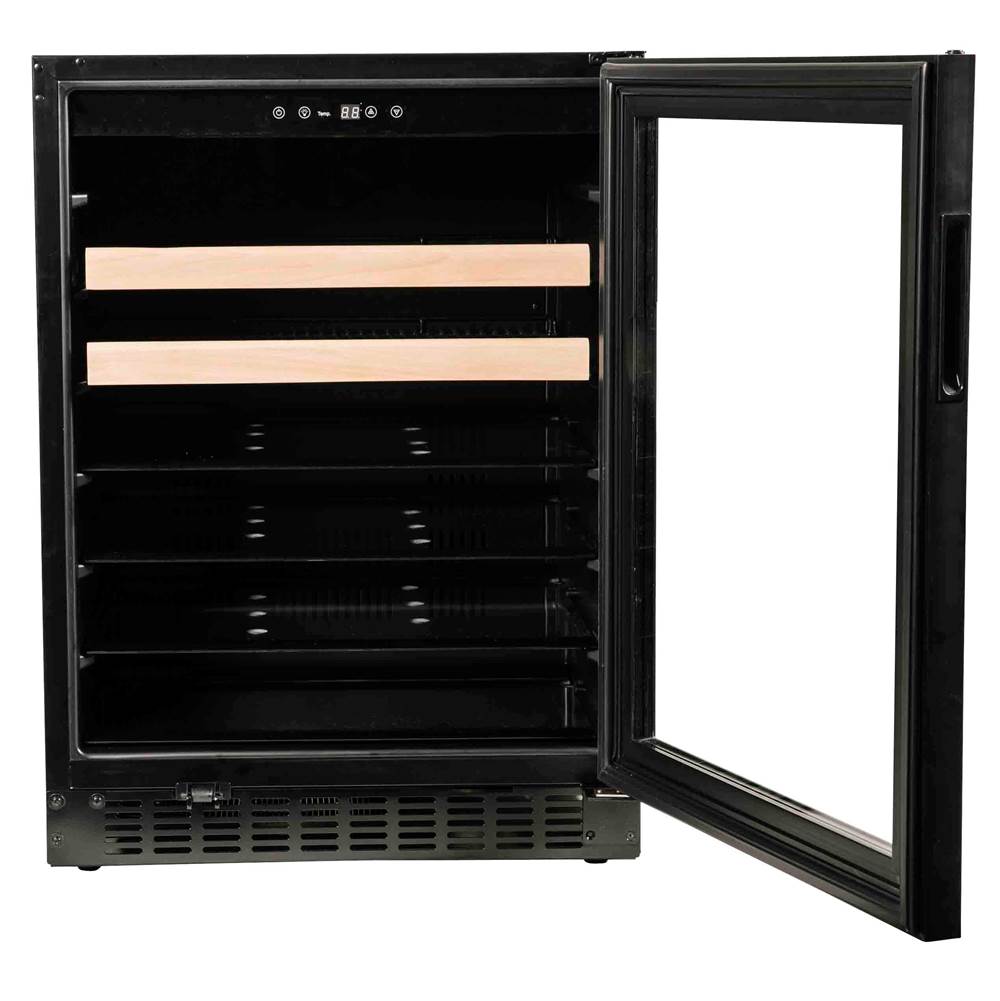 24'' Beverage Center with Overlay Trim Glass Door