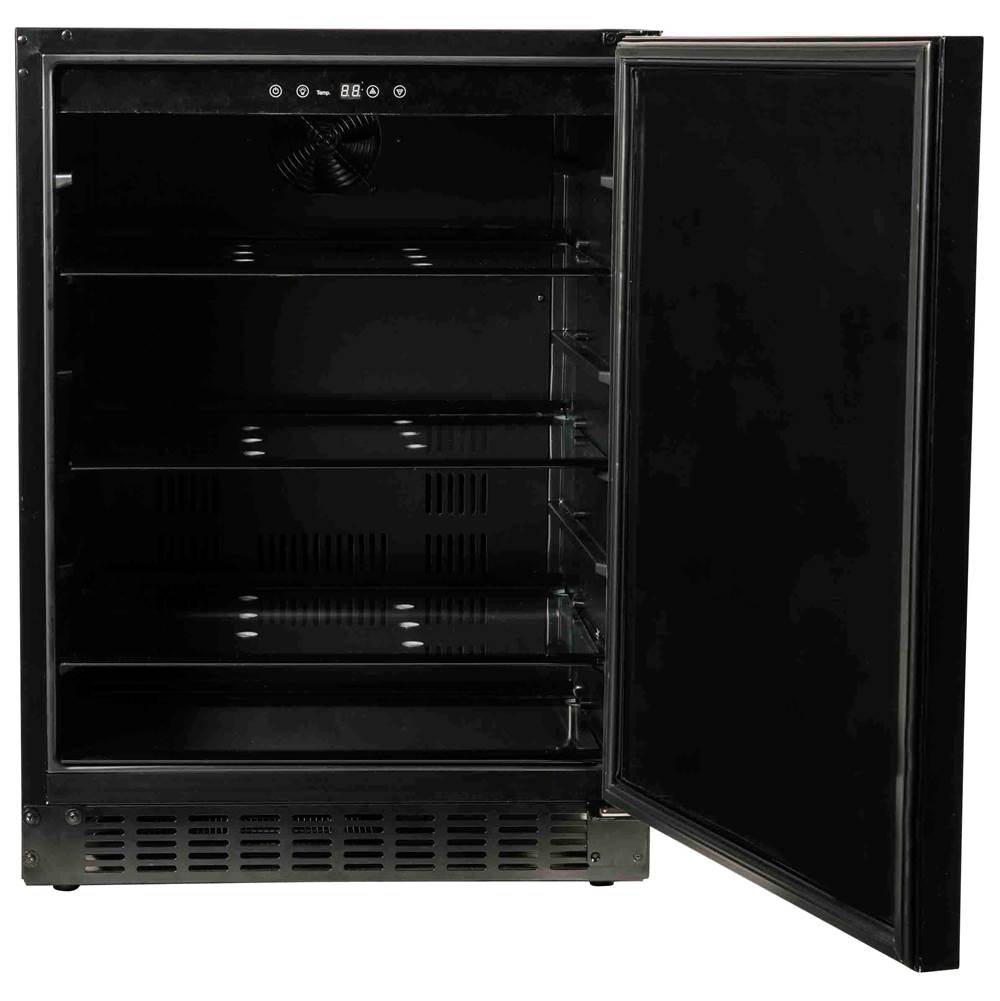 24'' Refrigerator with Solid Overlay Door