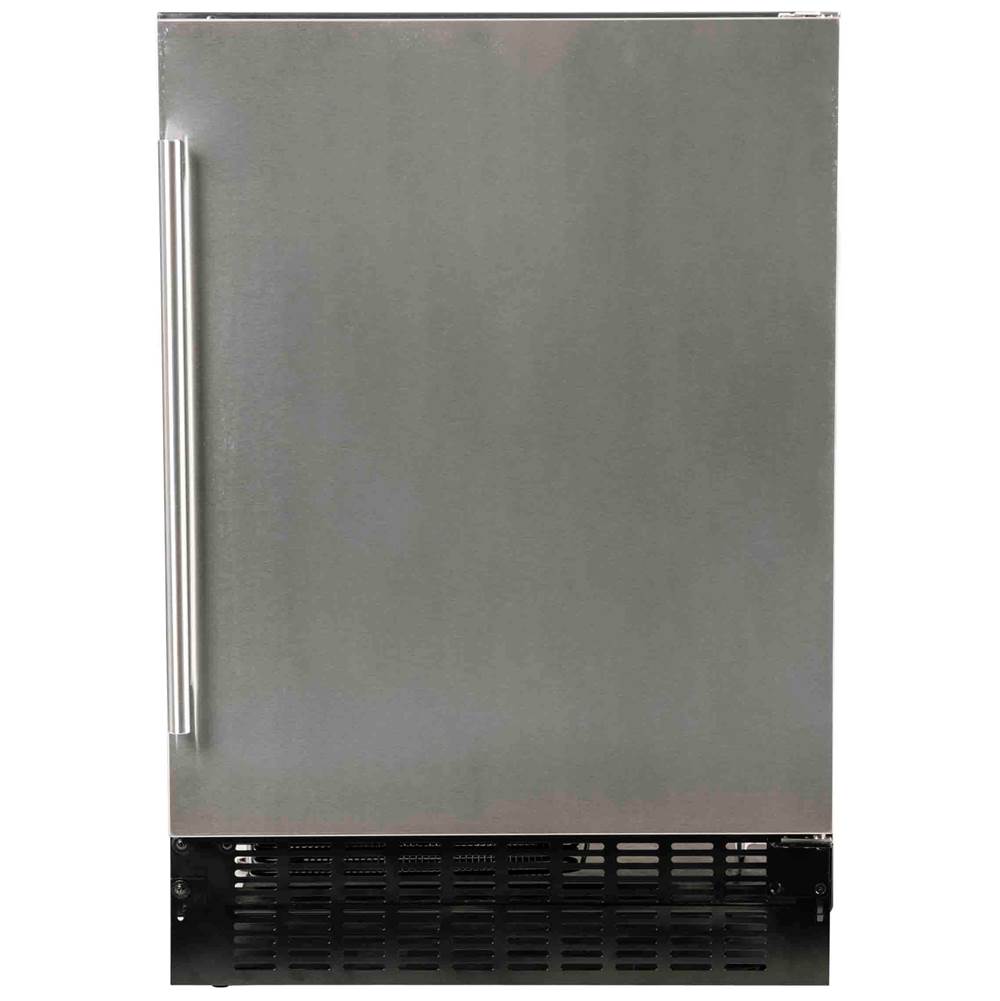 24'' Refrigerator with Solid Stainless Door