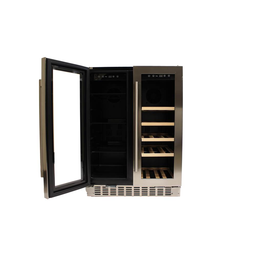 24'' Dual Zone Beverage / Wine Center