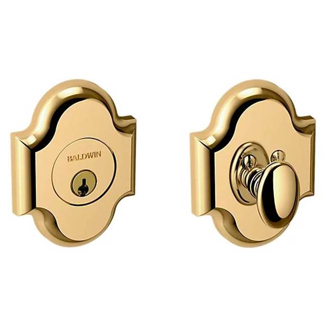 Baldwin - 8252 BOULDER ADJ DEADBOL - Non-Lacquered Brass