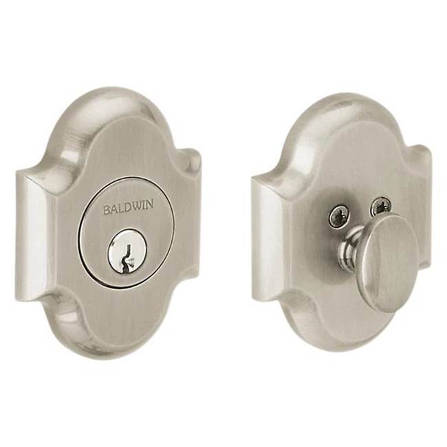 Baldwin - 8252 BOULDER ADJ DEADBOL - Lifetime Satin Nickel