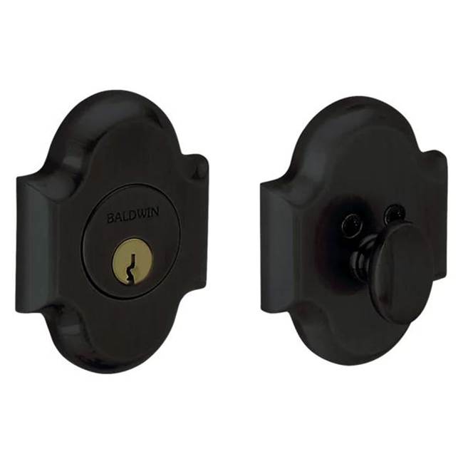 Baldwin - 8252 BOULDER ADJ DEADBOL - Satin Black