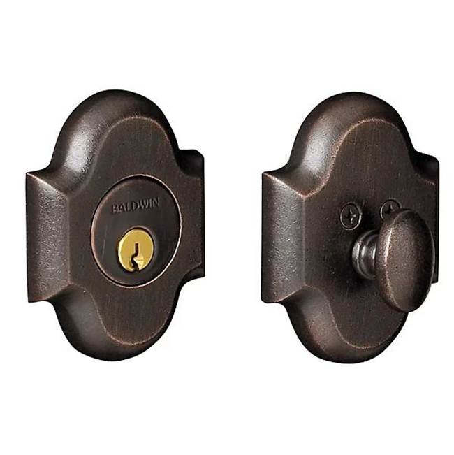 Baldwin - 8252 BOULDER ADJ DEADBOL - Distressed Oil-Rubbed Bronze