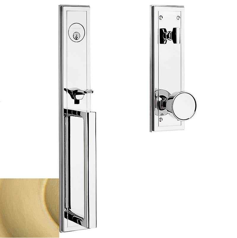 Baldwin - HOLLYWOOD HILLS 85311 SGL CYL ENT 044 - Lifetime Satin Brass