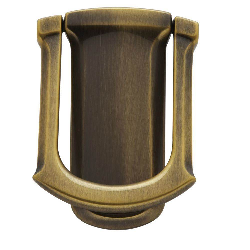 Baldwin - 0105 DOOR KNOCKER 050 - Satin Brass and Black