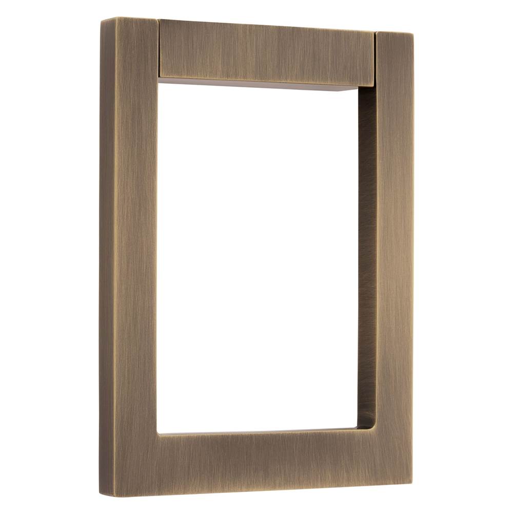 Baldwin - 0183 CNT SQ DR KNCKR 050 - Satin Brass,Black