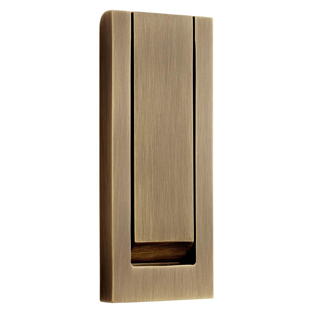 Baldwin - 0184 MODERN DR KNCKR 050 - Satin Brass,Black