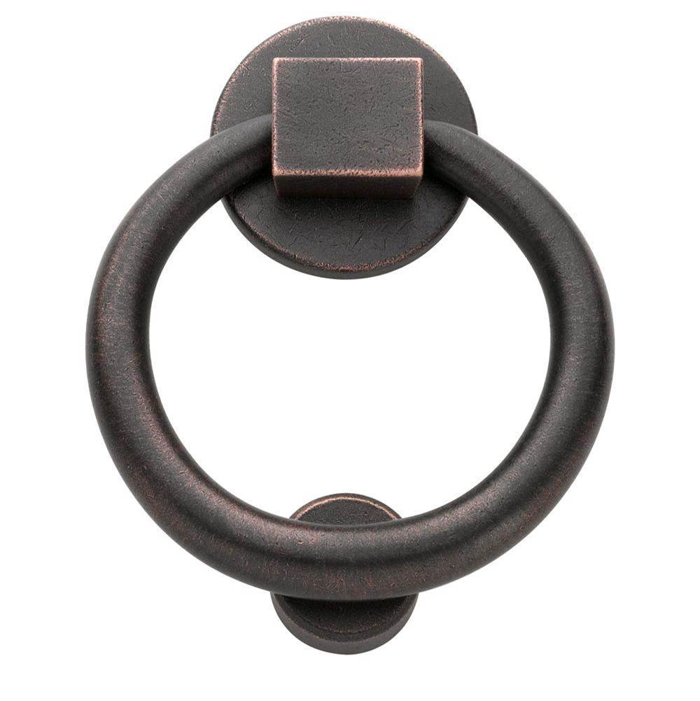 Baldwin - 0195 RING DR KNOCKER 402 - Distressed Oil-Rubbed Bronze