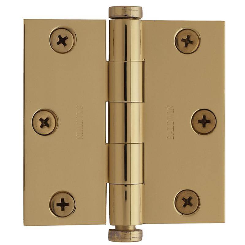 Baldwin - 1030 HINGE 3X3 003 - Lifetime Polished Brass