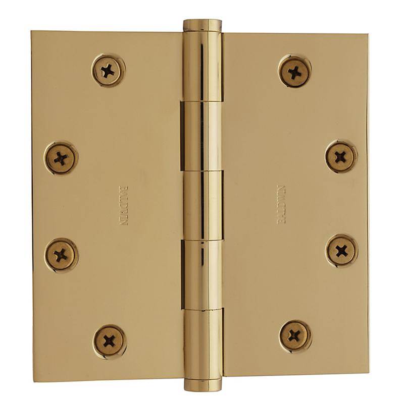 Baldwin - 1045 HINGE 4.5X4.5 003 - Lifetime Polished Brass