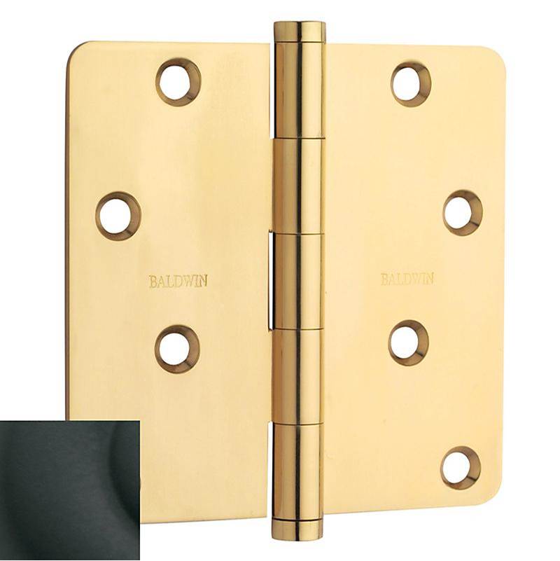 Baldwin - 1440 1/4 RAD CNR HINGE - Satin Black
