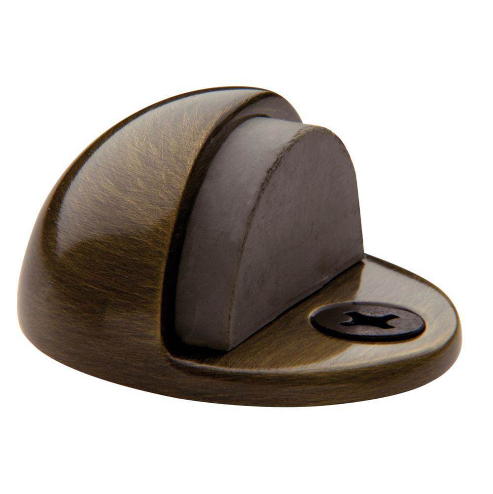 Baldwin - 4000 FLOOR BUMPER 050 - Satin Brass and Black