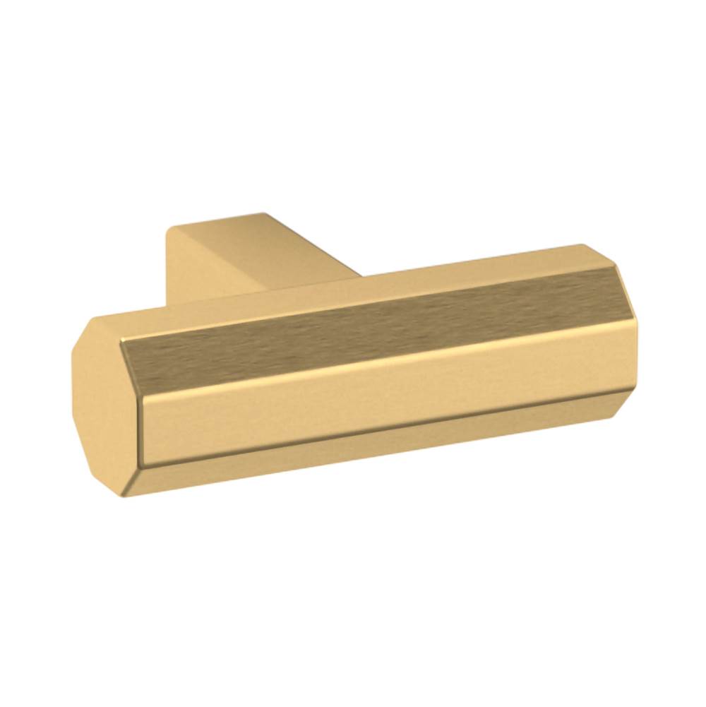 Baldwin - 4416 Octagonal Knob 1.5IN - Liefetime Satin Brass
