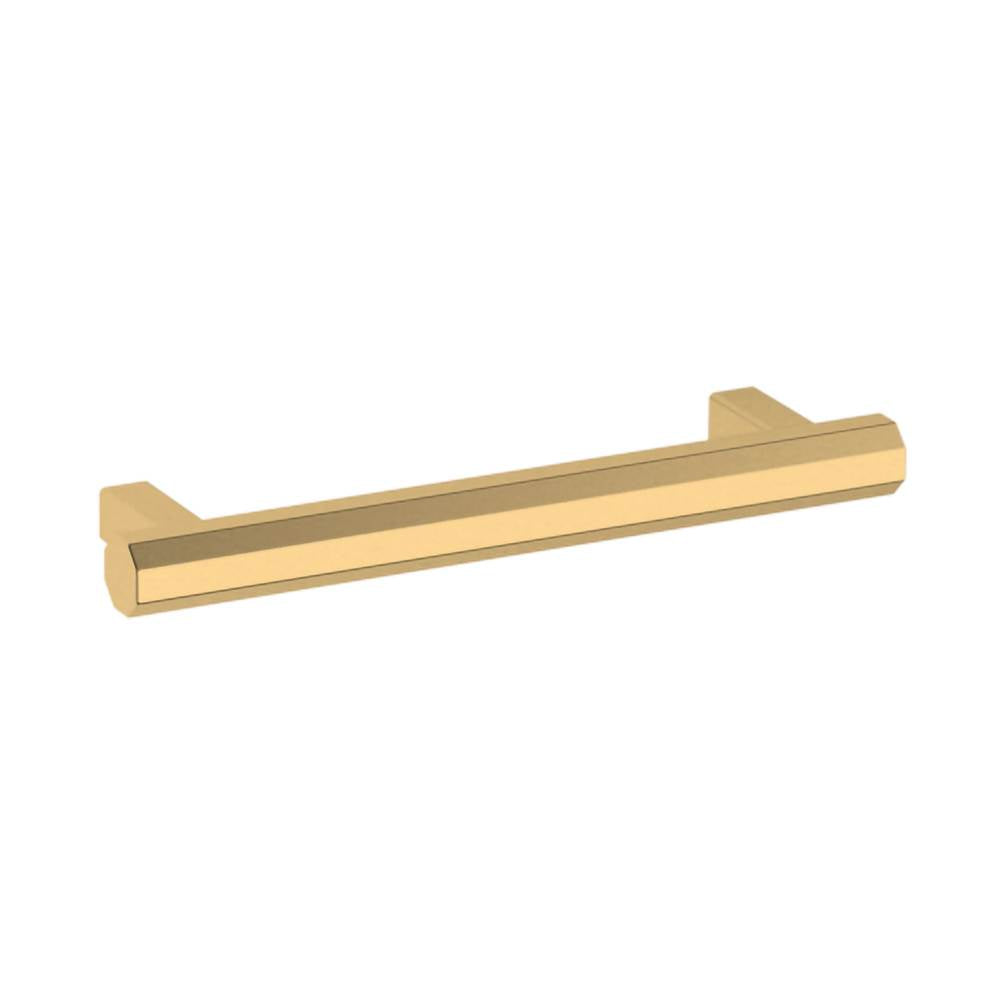 Baldwin - 4417 Octagonal Pull 4IN - Liefetime Satin Brass